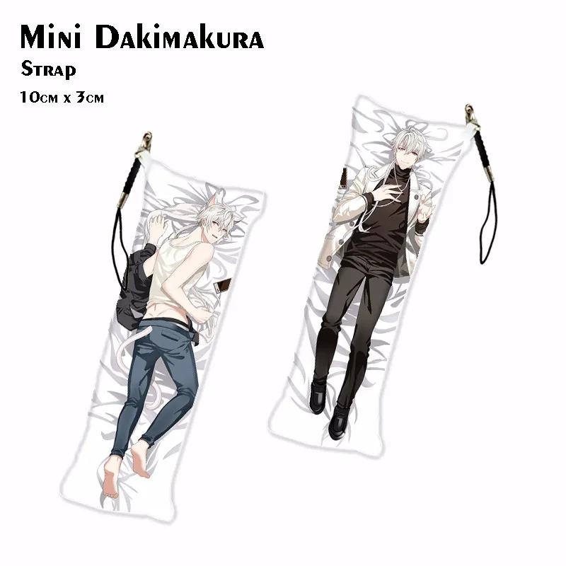 Игровой Мистик мессенджер 707 Luciel Choi Mini Dakimakura Аниме брелок ZEN Jumin Han держатель для