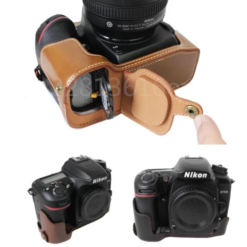Новинка чехол для камеры Nikon D750 комплект из искусственной кожи с отверстием