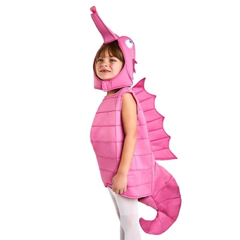 

Adorable Toddler Pink Seahorse Costume Quality Foam Constrution Unique And Fun Choice Perfect For Little Baby On Halloween