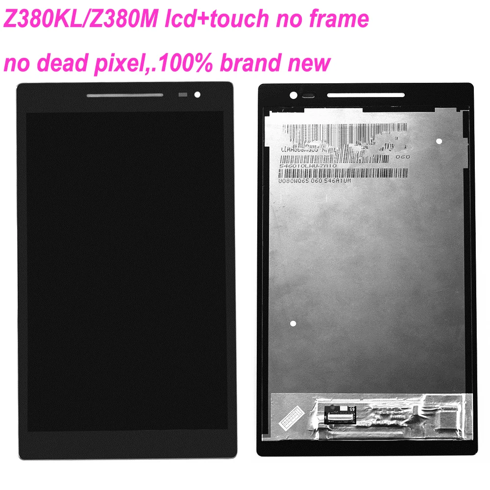 AAA+ LCD for Asus ZenPad 8.0 Z380 Z380M Z380KL Z380CX Z380CL P022 P024 LCD Display Touch Screen Digitizer Assembly with Frame