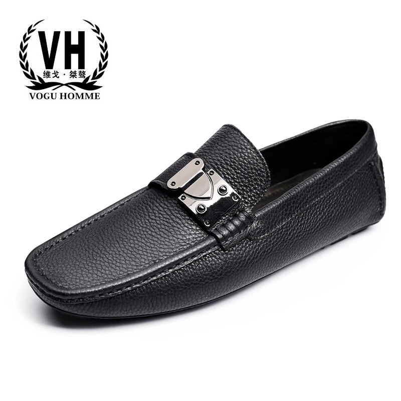 

17 years, autumn beans, shoes, men's leather breathable, foot tic, casual business shoes, lightweight sets of feet, casual drivi