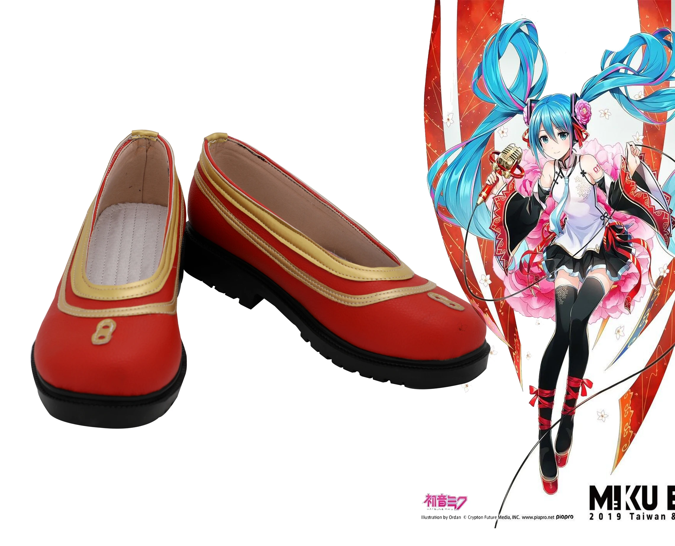 

VOCALOID Hatsune Miku Boots Anime Cosplay Shoes