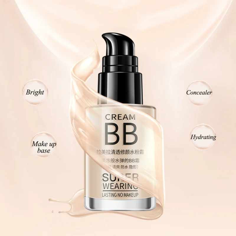 2019 Natural BB cream Face Care Foundation Concealer Makeup Foundation Cream Whitening  Face Primer Korean Cosmetics