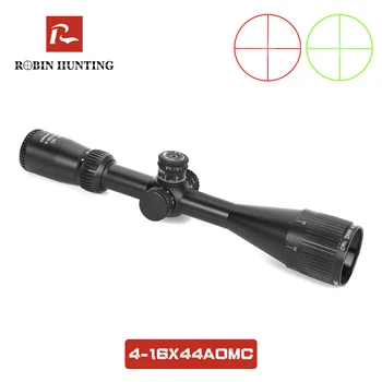 

4-16X44 AOMC Tratical Hunting Riflescope Red Green Illumination Adjustable Reflex Optical Sight For Outdoor Hunting Rifle Scope