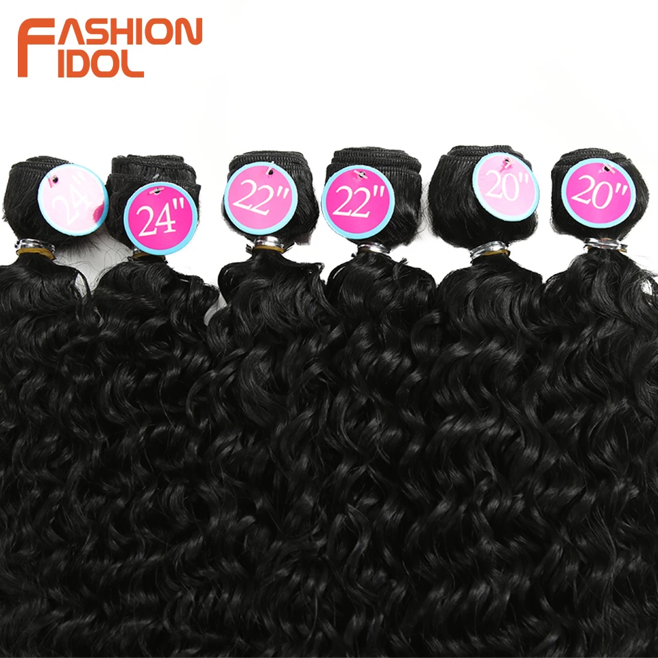sintético natureza cor 6 pc 20 22 24 polegada cabelo