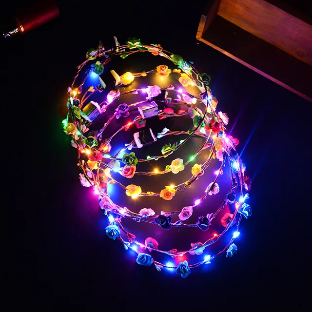 direct manufacturers led luminescence band snuff ring head hair ring