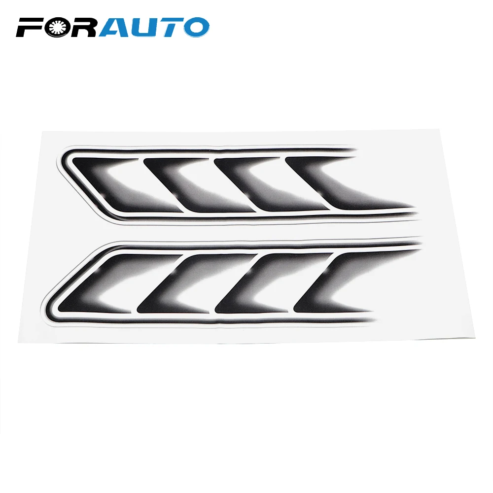 2 pcs/Set Car Stickers and Decals Auto Sticker Car Vent Air Flow Fender