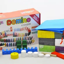 Новая деревянная игрушка 360 шт цветной механизм доминон детская игрушка