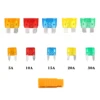 50pcs 5/10/15/20/30A Car Auto Standard and Mini Blade Fuse Kit Motorcycle Boat Truck Automotive Blade Fuse Assortment set ► Photo 3/6