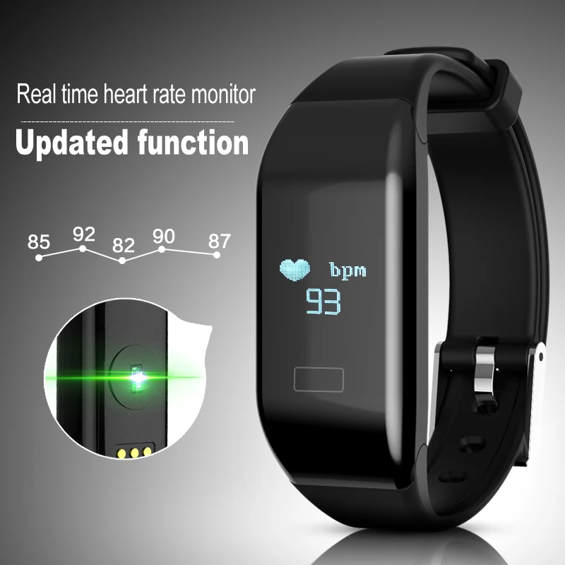 Смарт браслет с пульсометром шагомером и фитнес трекером|activity tracker watch|xiaomi mi band