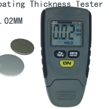 Цифровой измеритель толщины покрытия краски, измеритель, прибор 1,25 мм, железное алюминиевое основание, металлическое автомобильное покрытие