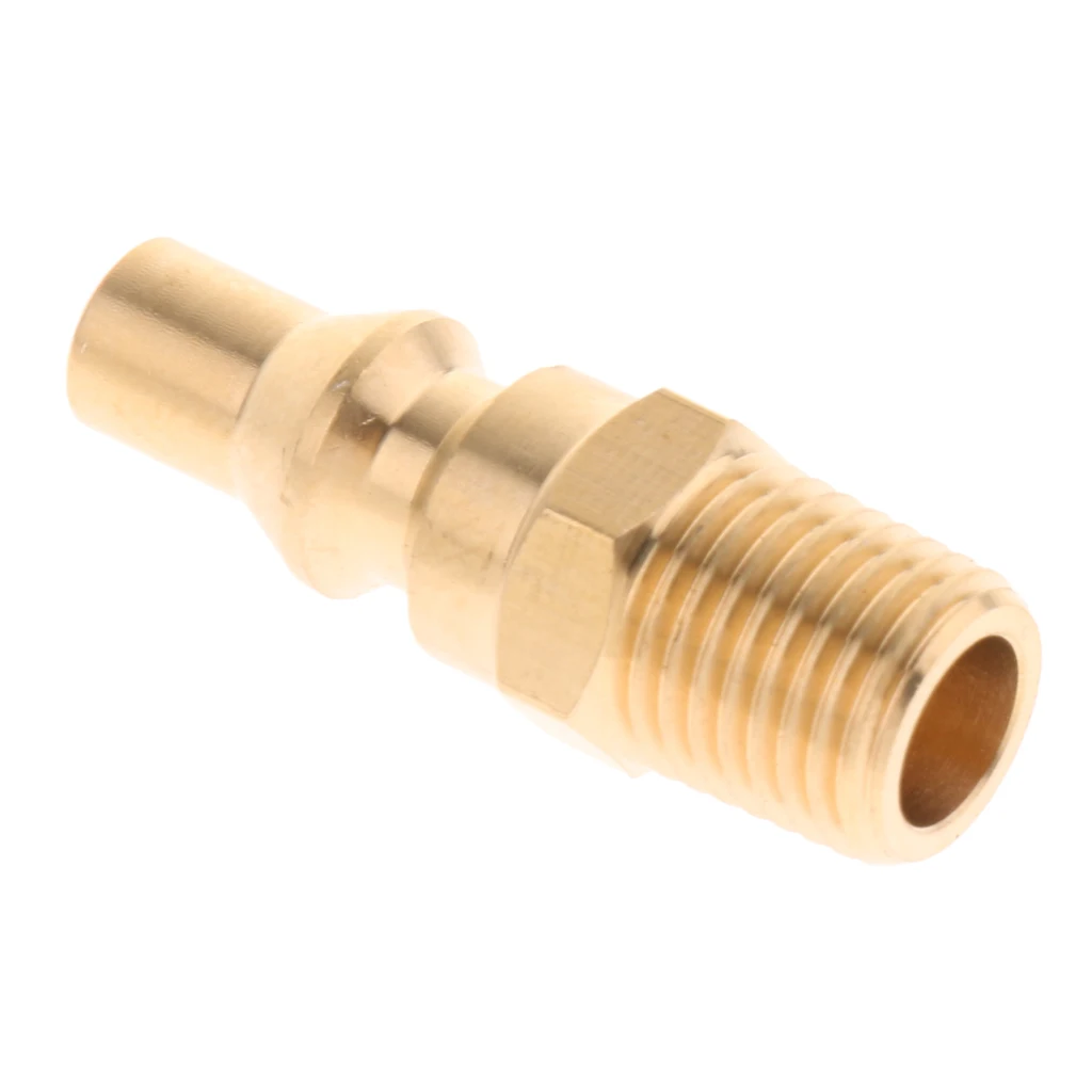 

Propane Gas Quick Connect Adapter Connector Hose Fitting 1/4'' Male Thread for RV Oven Low Pressure Propane Systems Appliance
