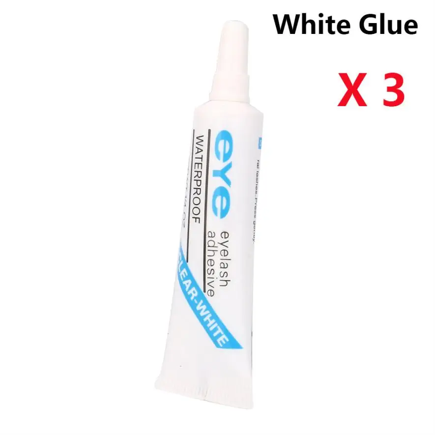 

3Pcs 7ml False Eyelash Glue Fake Eyelash Adhesive Eye Cream fake eyelash extension glue cola para cilios posticos wimperlijm