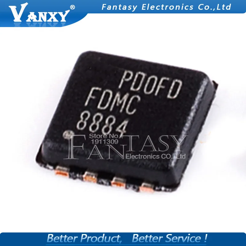 10pcs FDMC8884 QFN-8 FDMC 8884 QFN MOSFET 10pcs FDMC8884 QFN-8 FDMC 8884 QFN MOSFET