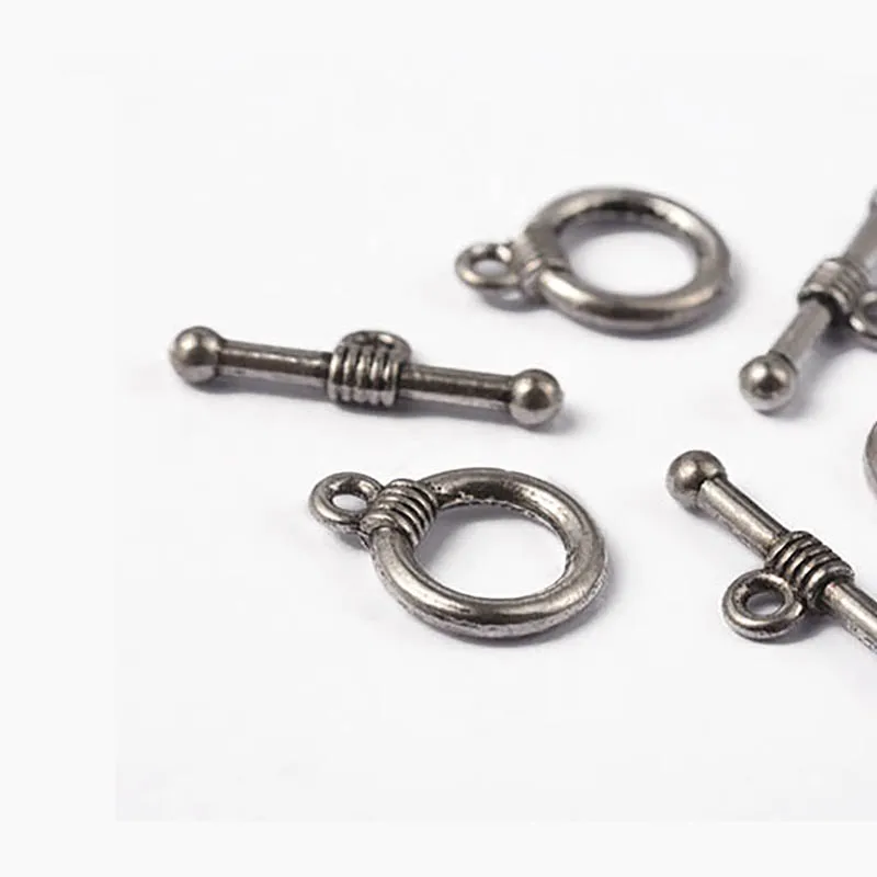 

Alloy Fastener Toggle Clasp For Jewelry Making Vintage Ends Connector Diy Accessories Hook Cord Chain Connect Findings Supplier