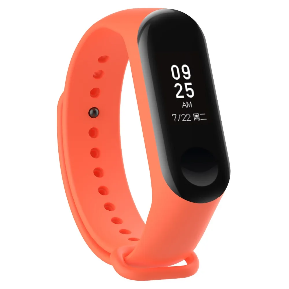 Браслет для Xiaomi mi Band 4 M4 M3 спортивный ремешок силиконовый ремешок для оригинального mi band 3 умные аксессуары