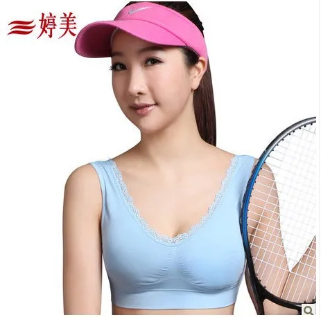 yl 3D no sense of underwear genuine summer thin section seamless adjustment type sports bra steel ring free | Женская одежда