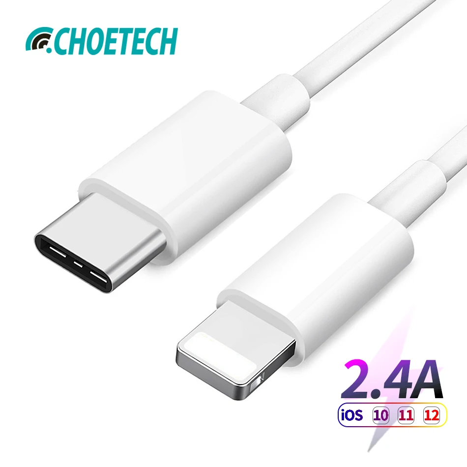 

CHOETECH USB type C USB 2.0 Type-C fast charging cable iPhone XR XS/ max/X application on Your MacBook