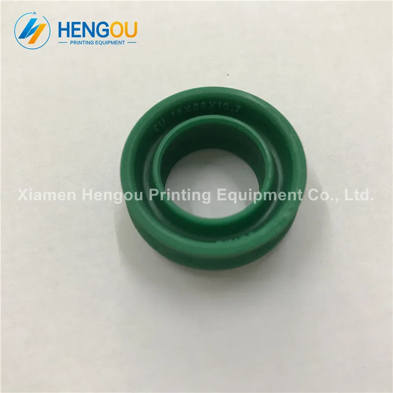 

5 Pieces high quality Heidelberg cylinder seal, heidelberg cylinder valve seal 16x26x10.7mm green rubber piston