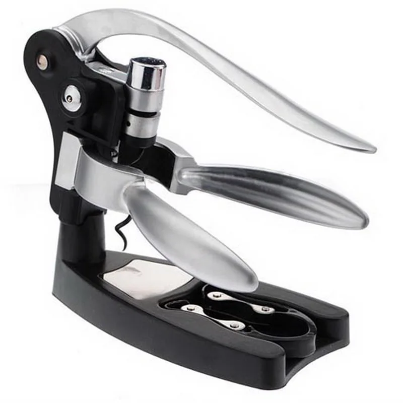 

Rabbit Red Wine Opener Tool Cork Bottle Tire Corkscrew Set
