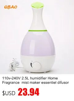 Aroma Diffuser Humidifier LED Colorful 24V 200ml Time Function Mist Foger Ultrasonic Aromatherapy oil Diffusers Difusor For Home