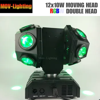 

LED Moving Head Lights with 12Pcs Lamp Beads 10W for Stage Professional DJ