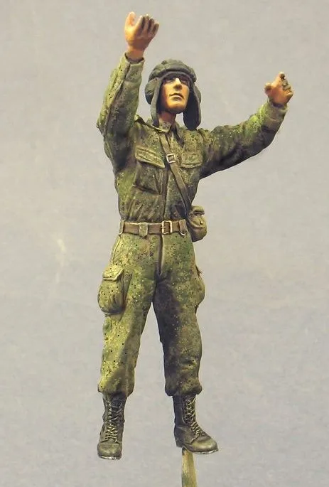 1/35 WW2 советские танковые команды 4 человек Второй мировой войны Смола Модель комплект фигурка