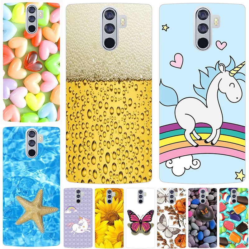 

Colorful Painted Soft Silicone Cases For Doogee BL12000 Animal Phone Cases Soft TPU For Doogee BL 12000 Flower Cover Coque