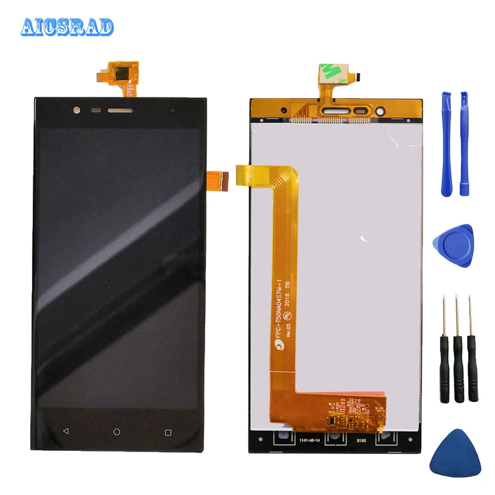

AICSRAD 1pcs For Highscreen Boost 3 pro Boost3 boost 3 se LCD Display touch screen+Tools glass assembly replacement+tools