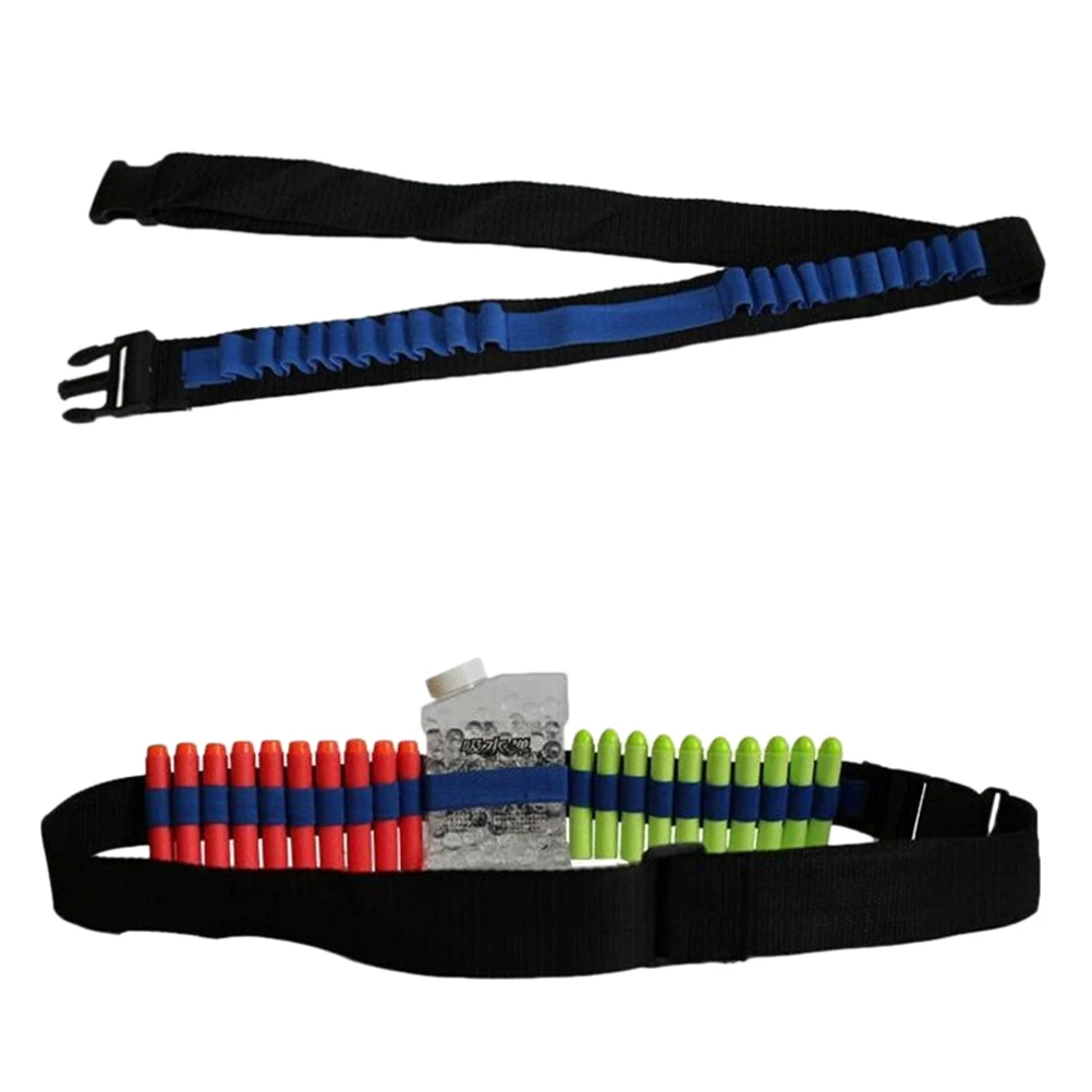 1Pc Newest Black Blue Bandolier Shoulder Strap For Toys Guns Bullet