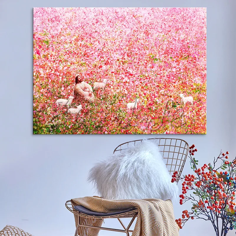 

Jesus Christ Jesus Canvas Posters and Prints Wall Art Pictures for living room Home Decor cuadros decoracion Oil painting 85