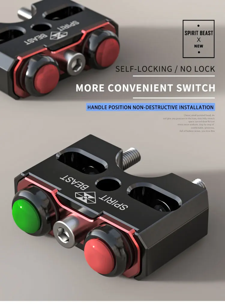 Espírito besta moto rcycle interruptor de luz