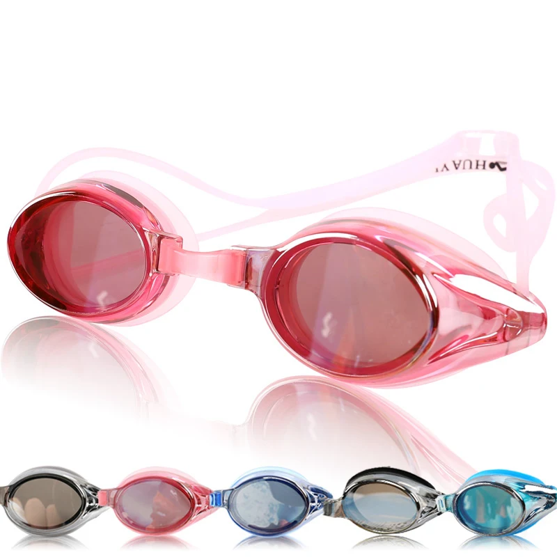 Мужские и женские Профессиональные Водонепроницаемые очки для плавания очки анти туман УФ Защита гоночные плавательные очки