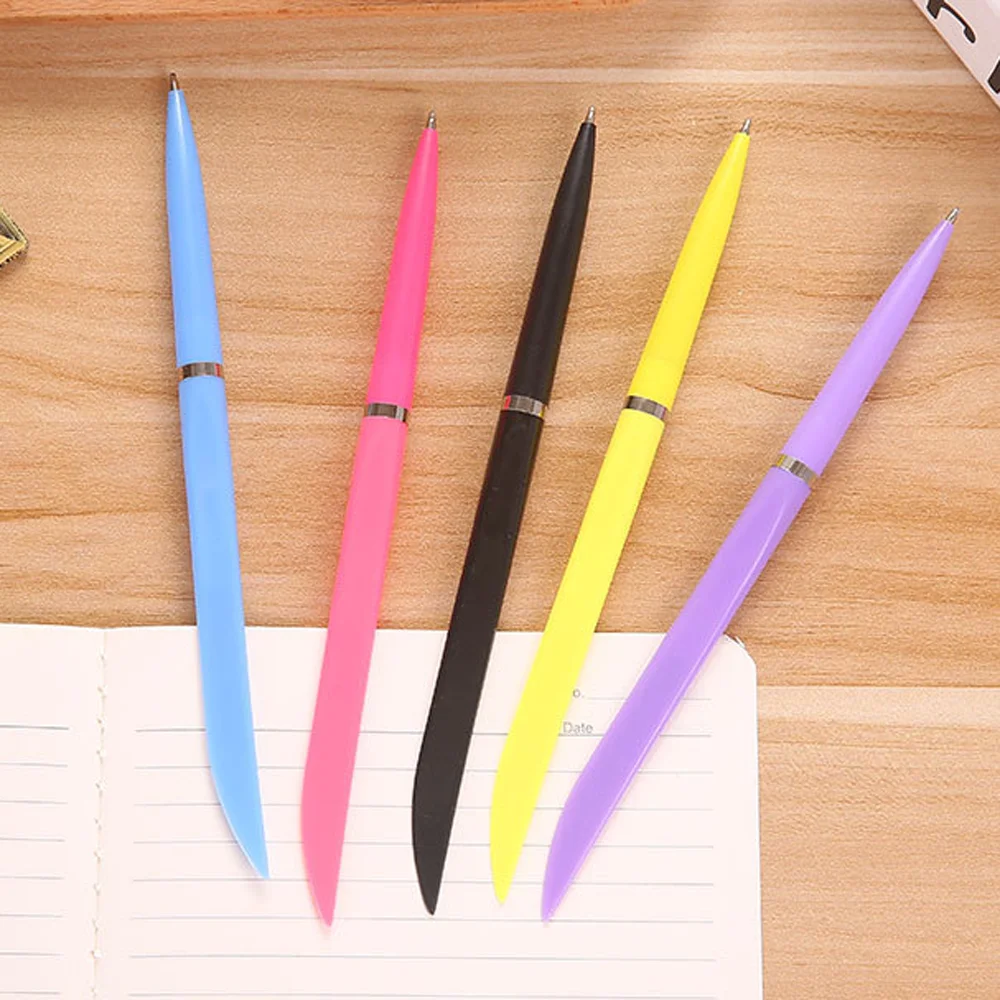 5 шт. 0,5 мм Kawaii плоская шариковая ручка школьные принадлежности офисные аксессуары с ручкой роликовая ручка канцелярские письменные