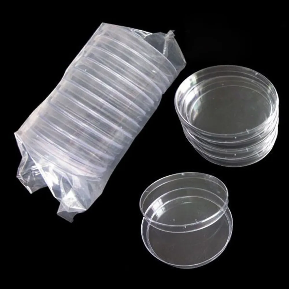 Laboratory analysis Disposable Plastic Polystyrene Petri Dishs 1 35mm