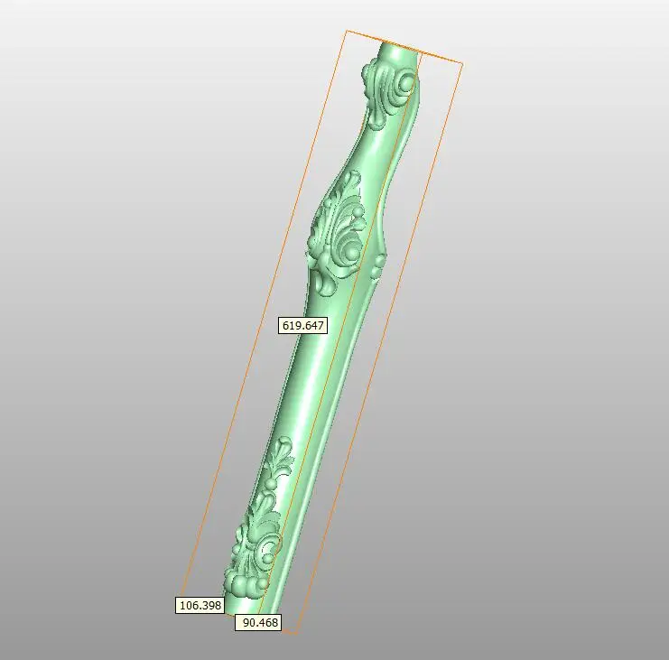 3D STL модель для фрезерного станка с ЧПУ рельеф дизайн мебели шкаф стул стол кровать нога 237 3D STL модель для фрезерного станка с ЧПУ рельеф дизайн мебели шкаф стул стол кровать нога 237