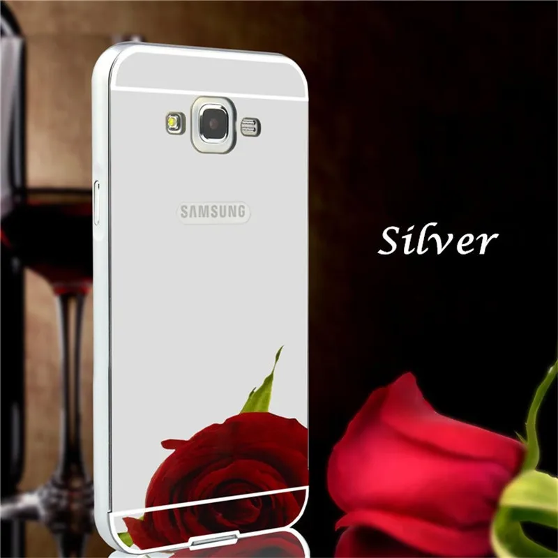 Luxury Metal + Mirror Acrylic Case For Samsung Galaxy Grand 2 Duos G7102 G7106 G7108 Mobile Phone Protective Back Cases (12)