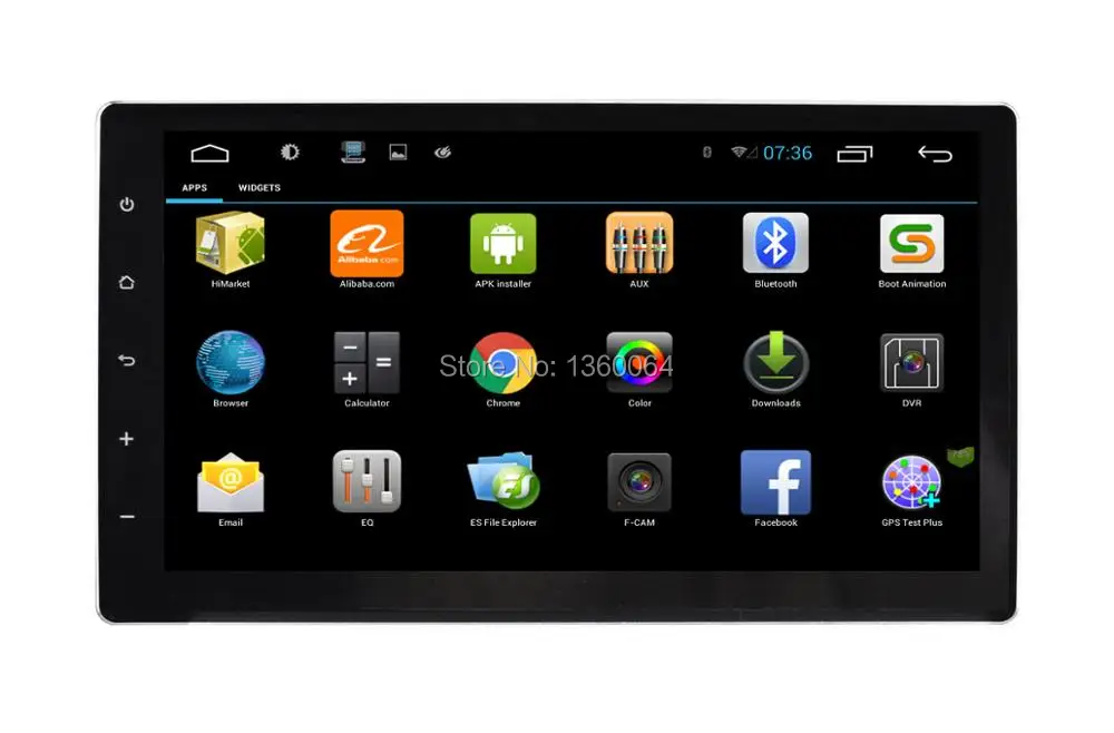 Best 9 inch 1024*600 HD Quad Core Android Car DVD player GPS For Toyota HILUX 2015 with Navigation Radio RDS Stereo Bluetooth WIFi 3G 0