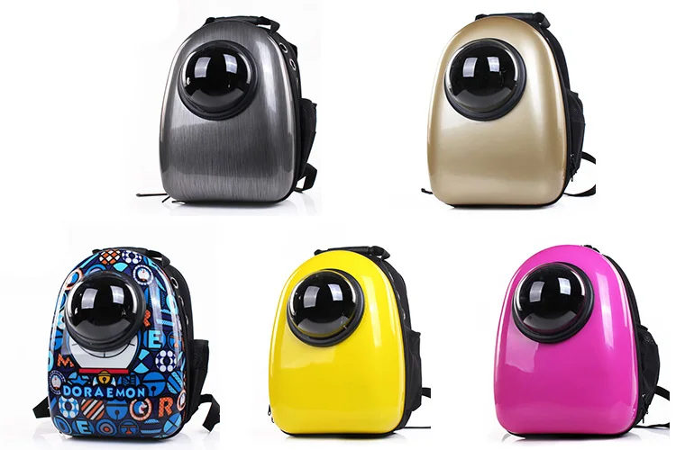 

Outdoor travel space capsule astronaut pet cat backpack foam window for kitten puppy chihuahua puppy carrier crates