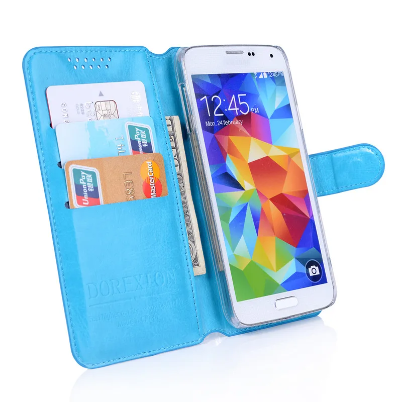 Retro Butterfly Flower Print Leather Flip Wallet Cover