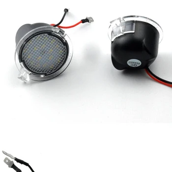 

2pcs Super Light Waterproof car LED Headlight Locomotive Spotlight Assist Lamp Rearview Mirror Light for Ford Explorer Mondeo