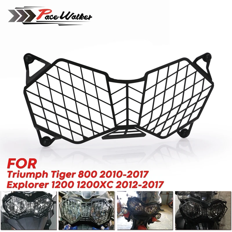 

Motorcycle Headlight Grille Light Cover Protective Guard For Triumph Tiger 800 2010-2017 & Explorer 1200 12-17 Protector