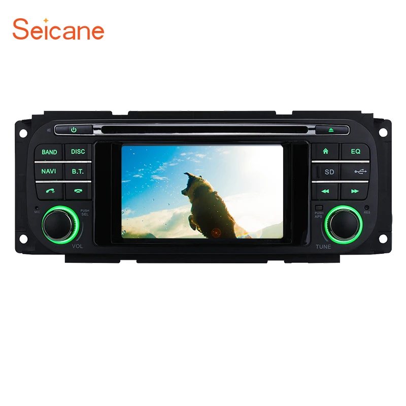 

Seicane GPS Navigation Stereo Wince 4.3" Car Radio DVD Player for Chrysler 300M PT Cruiser Sebring Concorde Grand Town & Country
