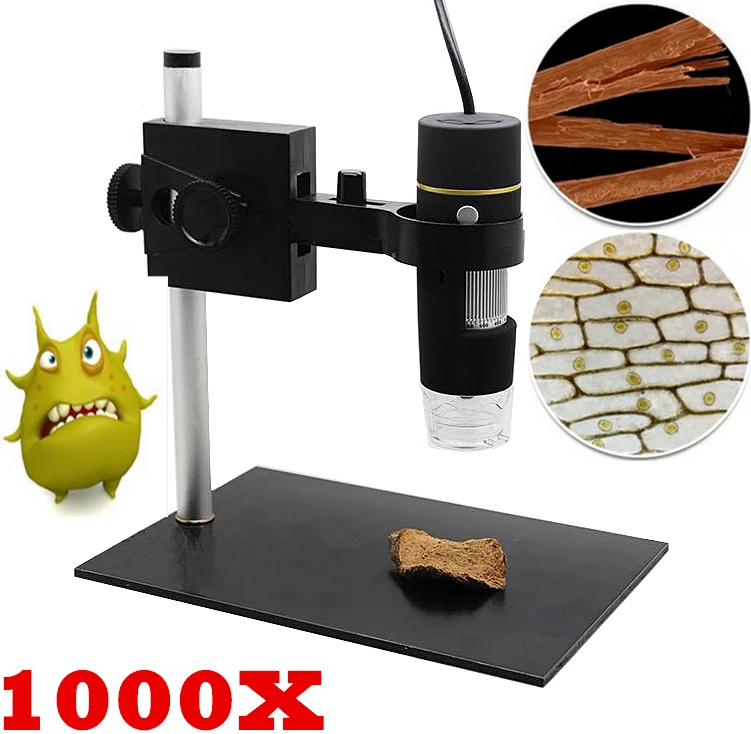 

Portable USB Digital Microscope 1000X 8 LED 2MP Endoscope Magnifier Camera HD Video Microscopes Magnifier Camera
