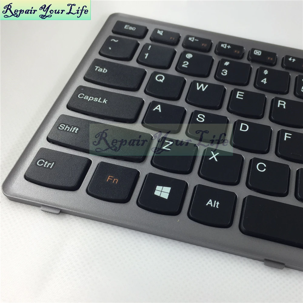 Оригинальная и новая клавиатура для ноутбука Lenovo Ideapad Z500 Z500A Z500G с серебристой