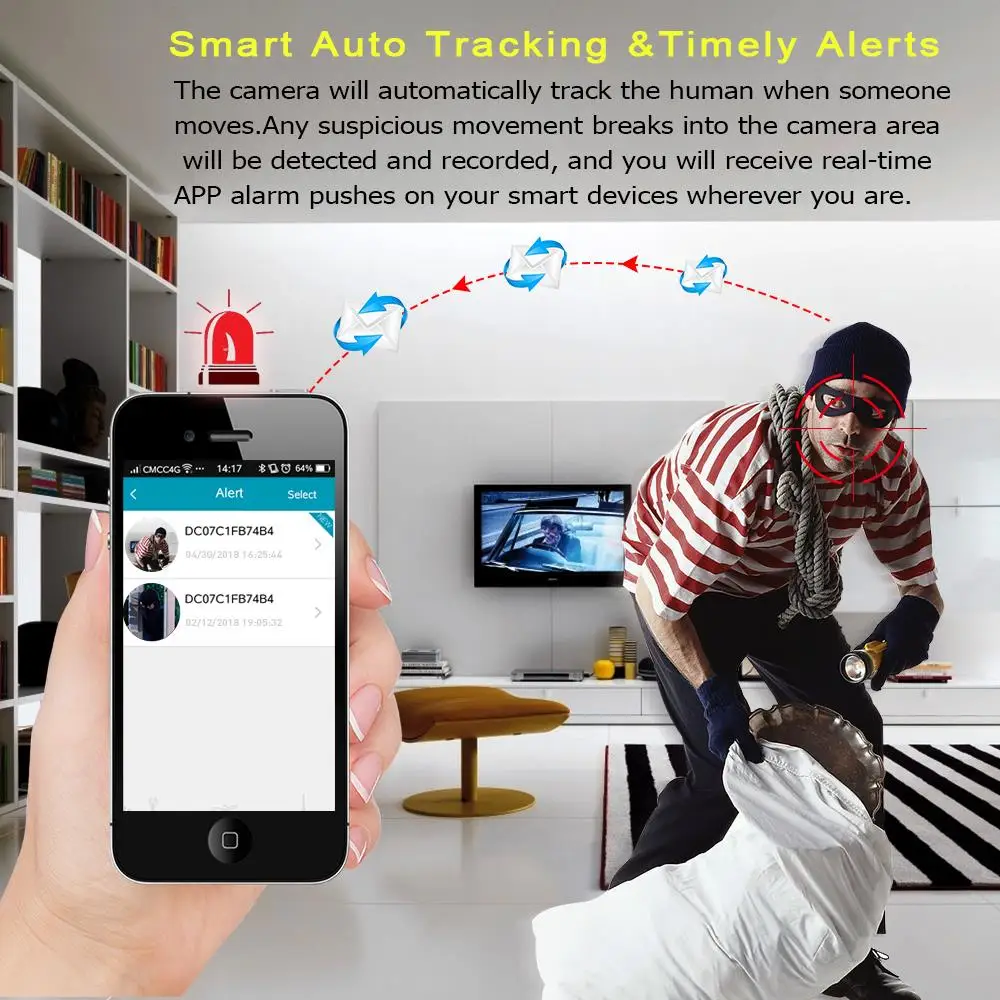 Hiseeu Super HD 1536P 1080P Wireless WIFI Camera IP 3MP Home Security Surveillance Camera CCTV Baby Kamera Smart Auto Tracking