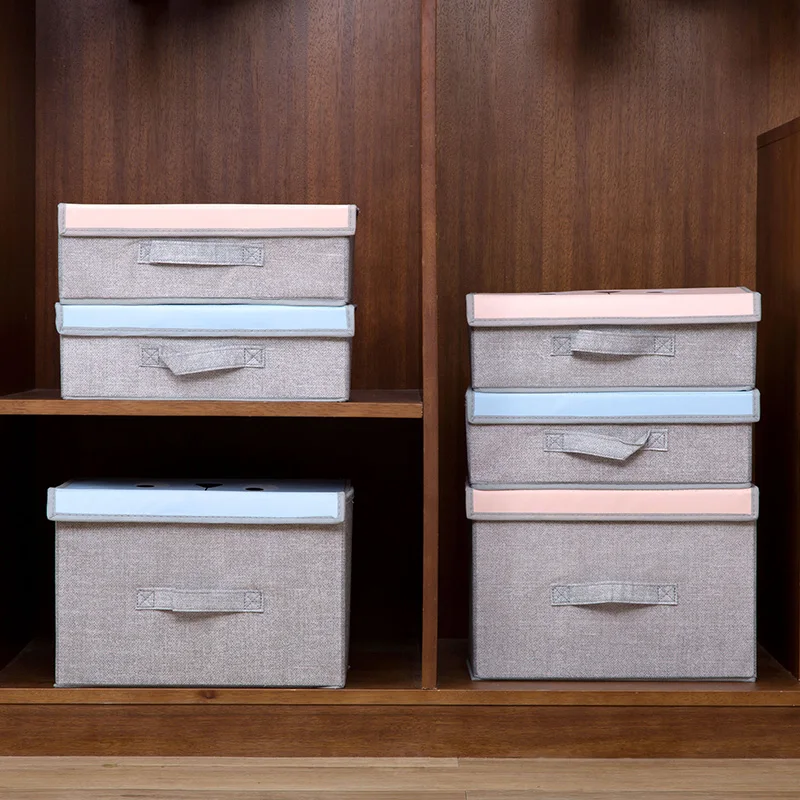 NOOLIM мультяшный шкаф коробка для хранения одежды домашний ящик игрушек нетканый