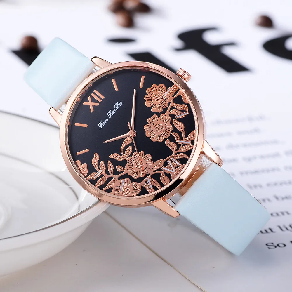Розовое золото круглые модные популярные наручные часы новое поступление брендовые новые женские часы брендовые Роскошные женские кварцевые часы женские часы 999