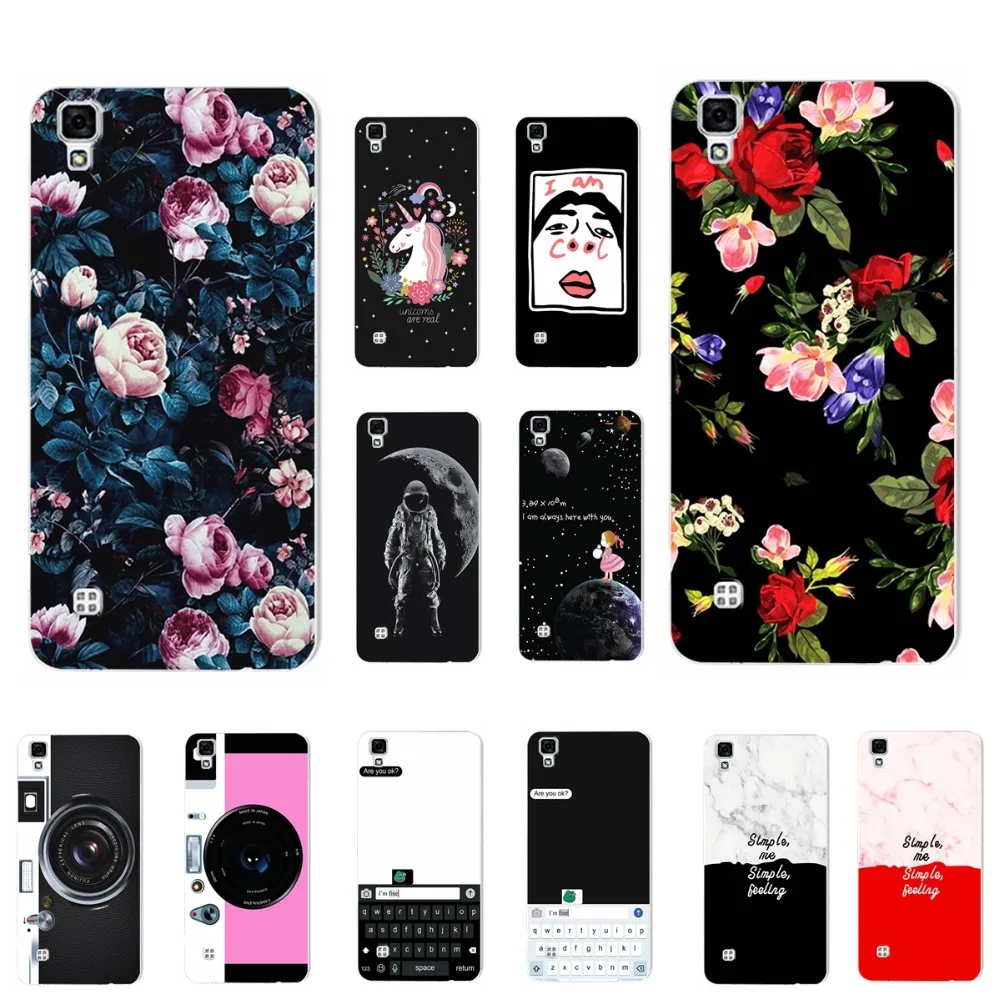 

Lovers Chic Vintage flowers Tropical style Phone Case For LG X Power Back Cover Soft TPU Silicone For LG X Power K220ds K220