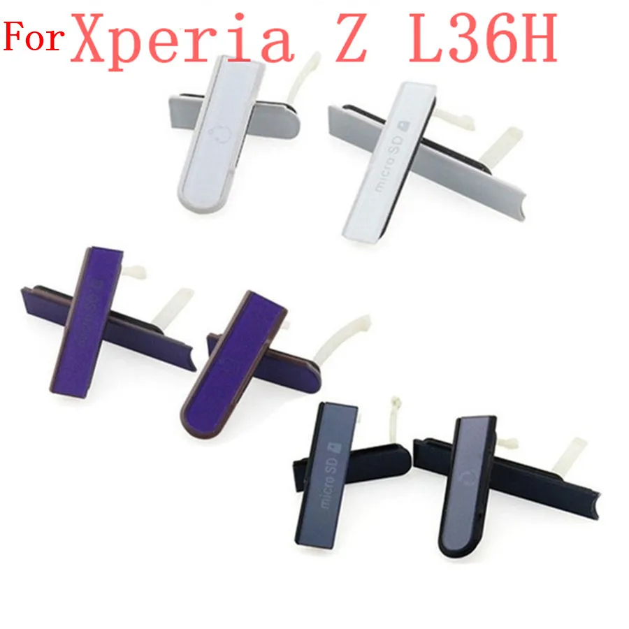 Vannego для Sony Xperia Z Z1 Z2 Z3 оригинальный новый зарядный порт USB крышка + Micro SD слот сим
